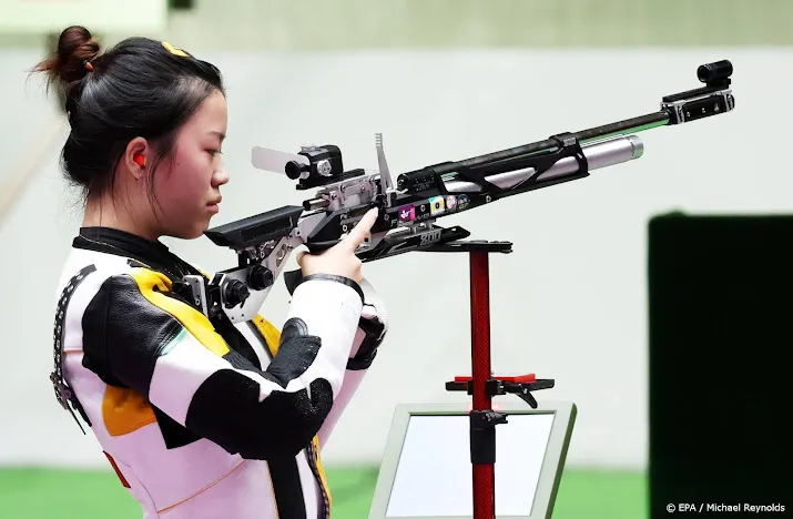 chinese yang wint eerste gouden medaille op spelen van tokio