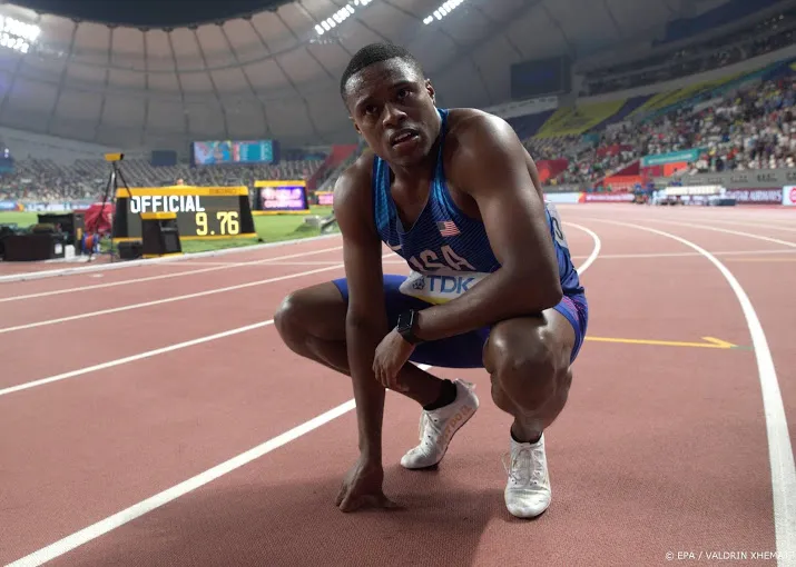 coleman trekt zich terug voor 200 meter