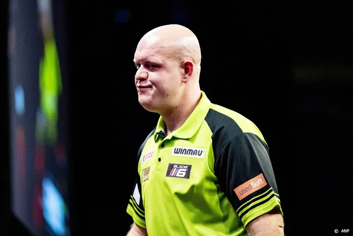 darter van gerwen uitgeschakeld in eerste ronde op ek