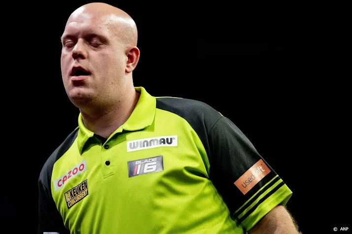 darter van gerwen verliest in sheffield finale in premier league