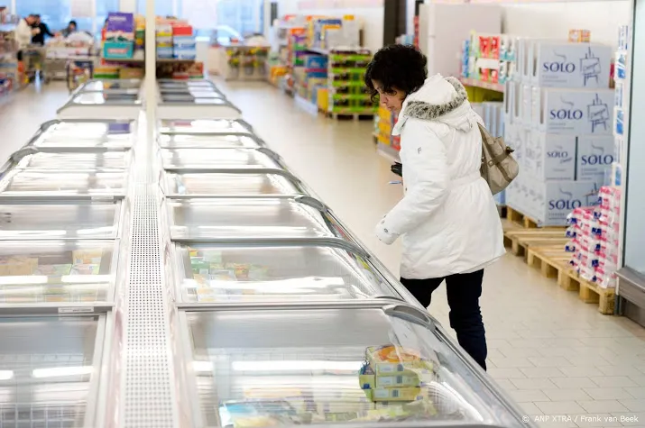 de vegetarische slager ligt in de diepvries