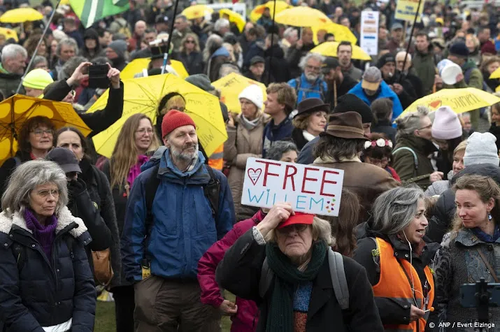 deelnemers coronaprotest aanhouding willem engel ongelofelijk
