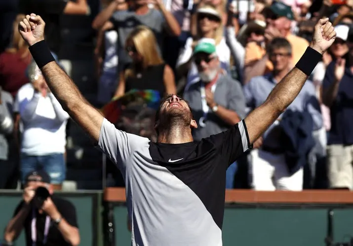 del potro naar zes reuzensprong osaka