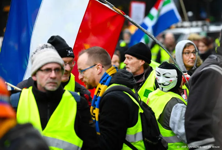 demo gele hesjes maastricht rustig verlopen