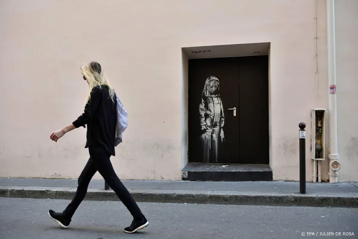 dieven stelen werk banksy uit bataclan