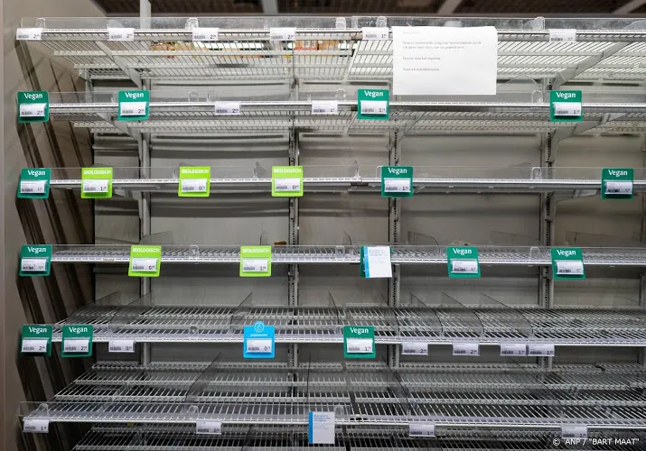 distributie levensmiddelen draait op maximale capaciteit
