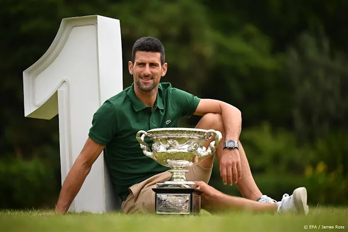 djokovic na ruim half jaar terug op 1 griekspoor naar plek 59