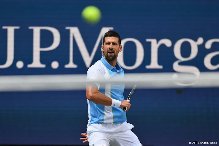 djokovic staat maar zes games af in tweede ronde us open
