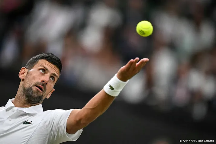 djokovic zonder setverlies naar kwartfinales wimbledon