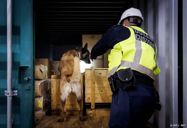 douane onderschepte in 2023 meer cocaine dan het jaar daarvoor