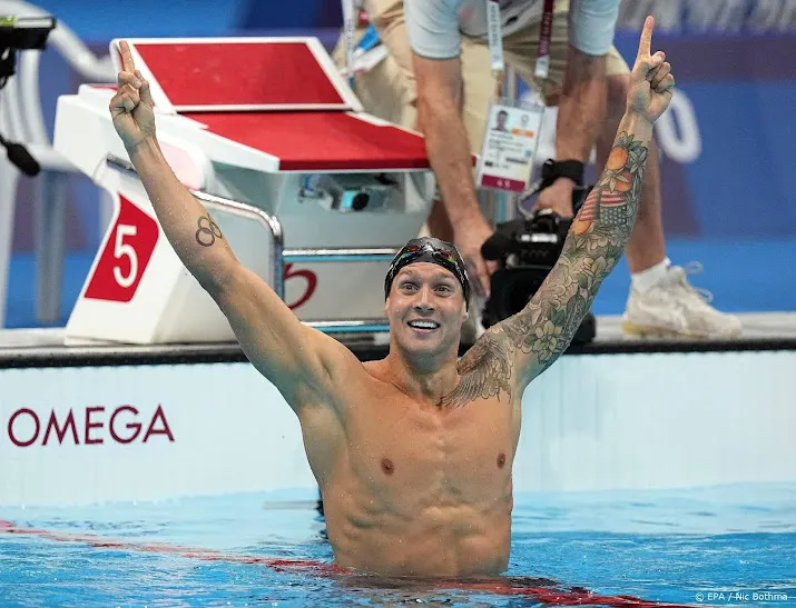 dressel is de nieuwe koning van de 100 meter vrije slag