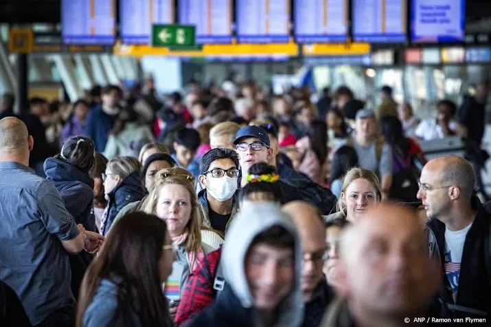 drukke ochtend op schiphol