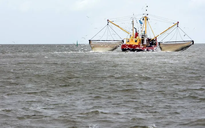 duikers halen 750 kilo visnetten uit noordzee
