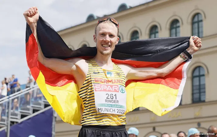 duitse atleet ringer laat munchen juichen met zege in marathon