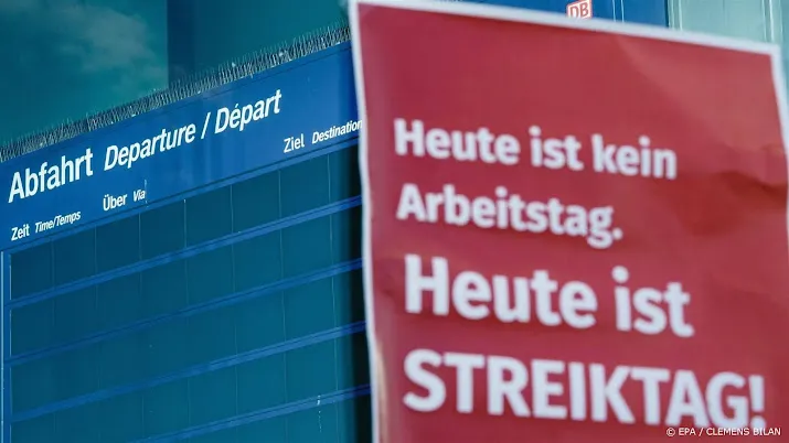 duitse spoorvakbond grote staking is noodzakelijk en gepast