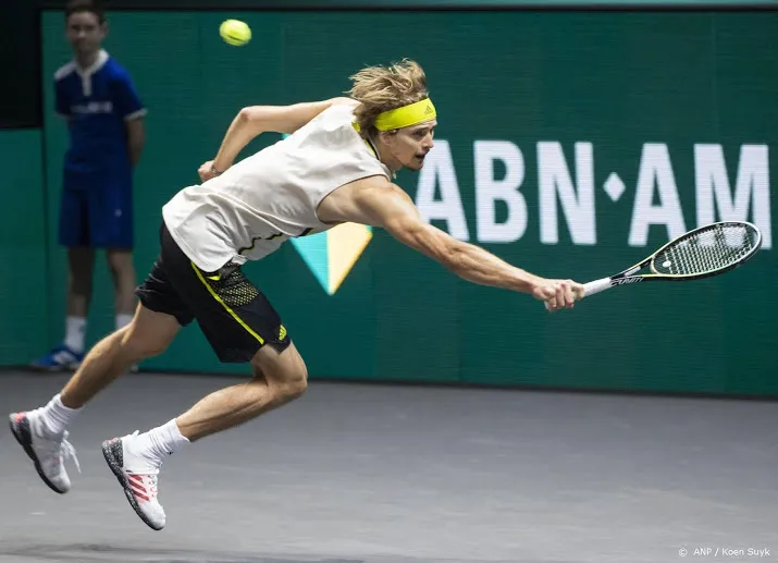 duitse tennisser zverev verliest in rotterdam al in eerste ronde