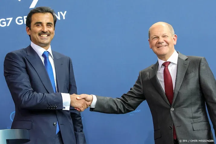 duitsland tekent energieovereenkomst met qatar