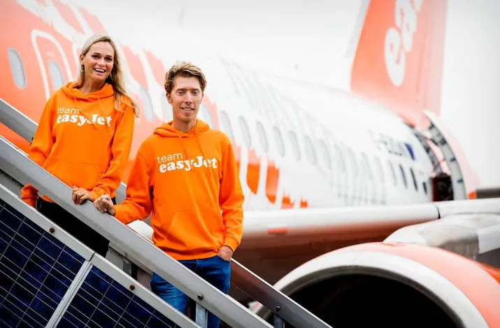 easyjet gaat schaatsploeg anema sponsoren