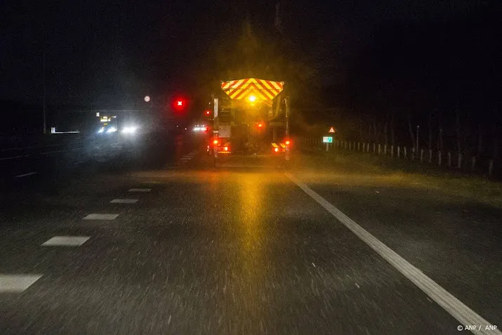 eerste landelijke strooiactie aan het begin van het winterseizoen