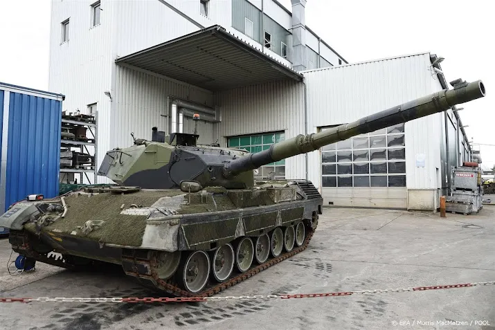 eerste leopard 1 tanks van tankcoalitie met nederland in oekraine
