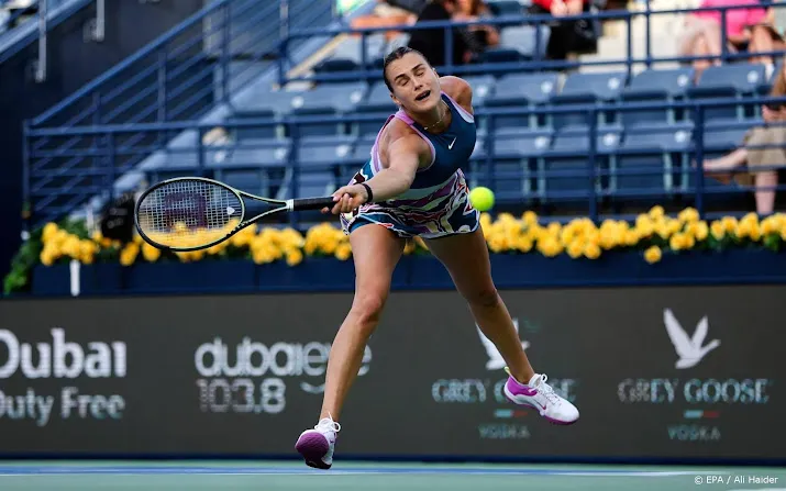 eerste nederlaag tennisster sabalenka in 2023