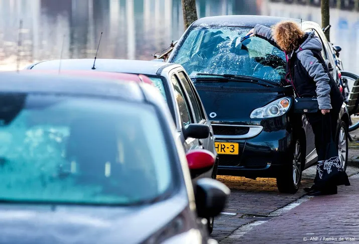 eerste officiele matige vorst in ruim twee jaar tijd in de bilt