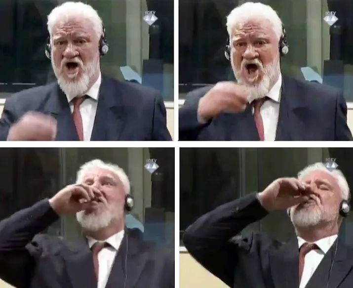 eerste testresultaat generaal praljak nam gif