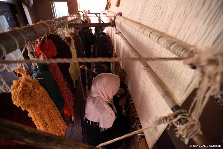 eigenaar tapijtwinkel tapijthandel erg belangrijk voor afghanistan