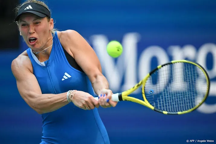 einde aan indrukwekkende rentree wozniacki bij us open