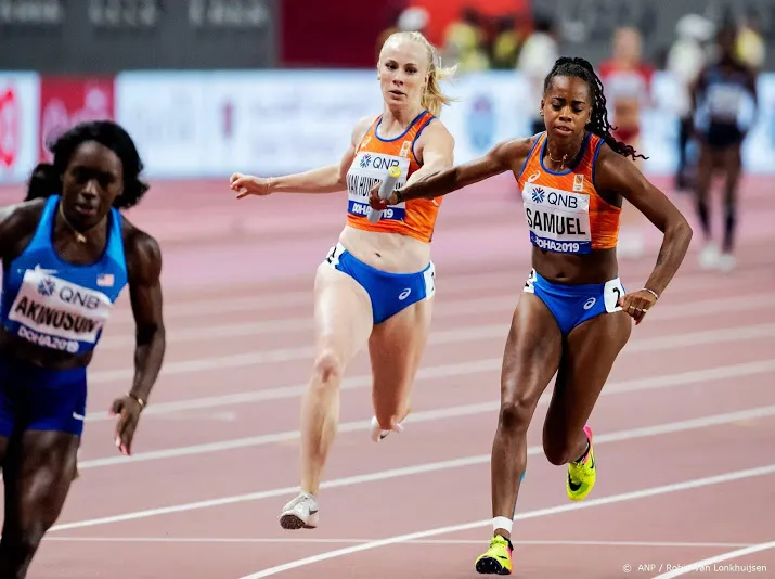 estafettevrouwen missen finale 4100 meter