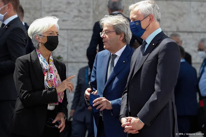 eu ministers van financien voorzichtig optimistisch over herstel