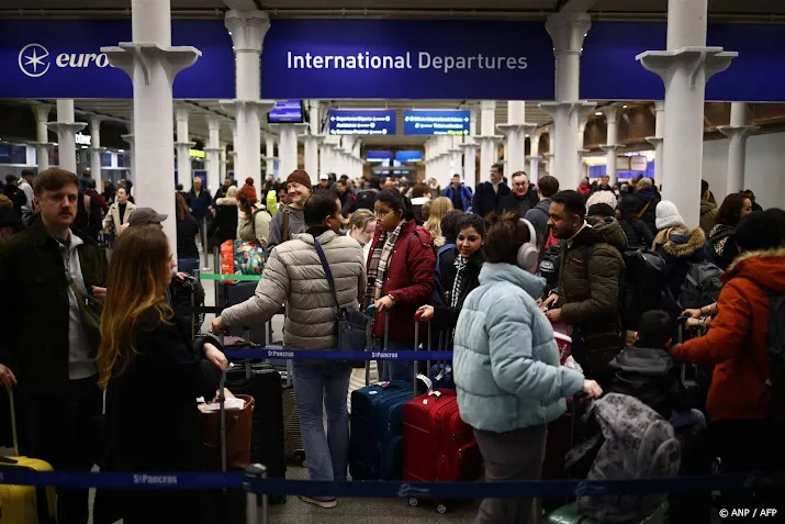 eurostar treinen van en naar londen geannuleerd door overstroming