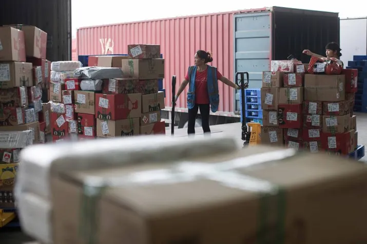 export naar china loopt terug