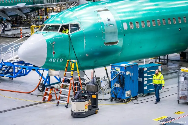 extra controlelampje in boeing 737 max