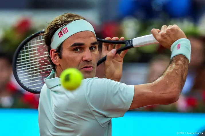 federer overleeft twee matchpoints in madrid
