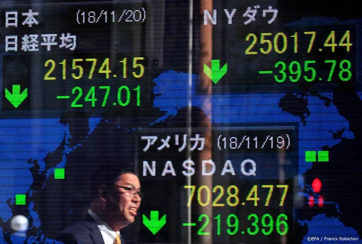 flink verlies voor japanse beurs