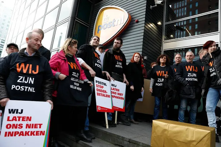 fnv schikt met in person in kwestie postnl