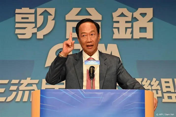 foxconn oprichter mag meedoen aan presidentsverkiezingen taiwan