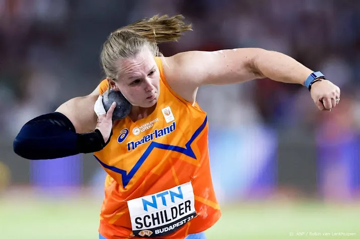 geen medaille voor schilder bij kogelstoten op wk atletiek