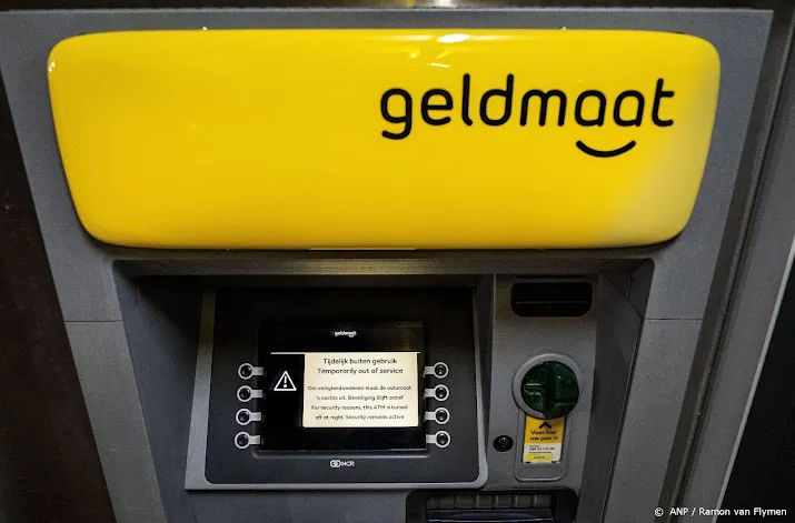 geldautomaten van geldmaat kampen met storing