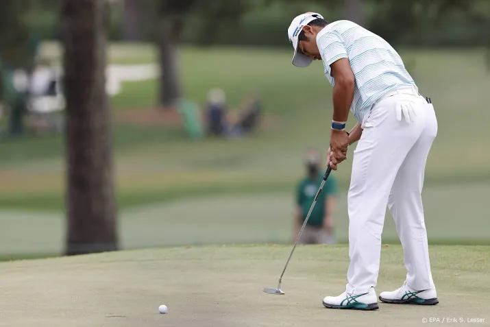 golfer matsuyama begint als leider aan slotronde masters