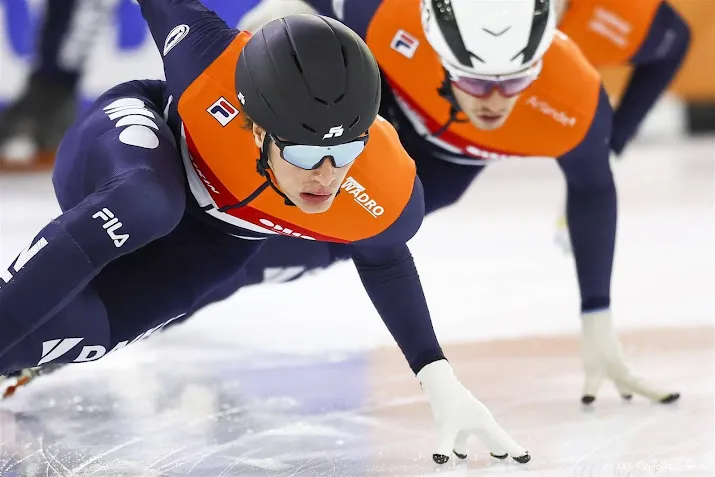 goud van t wout op 1000 meter in wereldbeker shorttrack montreal