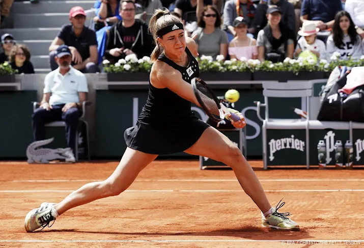 griekse tennisster sakkari kan reeks van vorig jaar niet herhalen