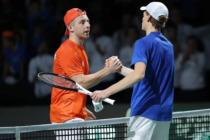 griekspoor niet schuldbewust na nederlaag in dubbelspel