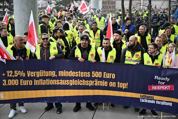 grondpersoneel lufthansa gaat opnieuw staken