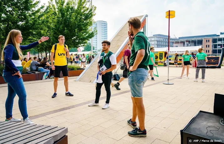 groot aantal introductieweken voor studenten van start