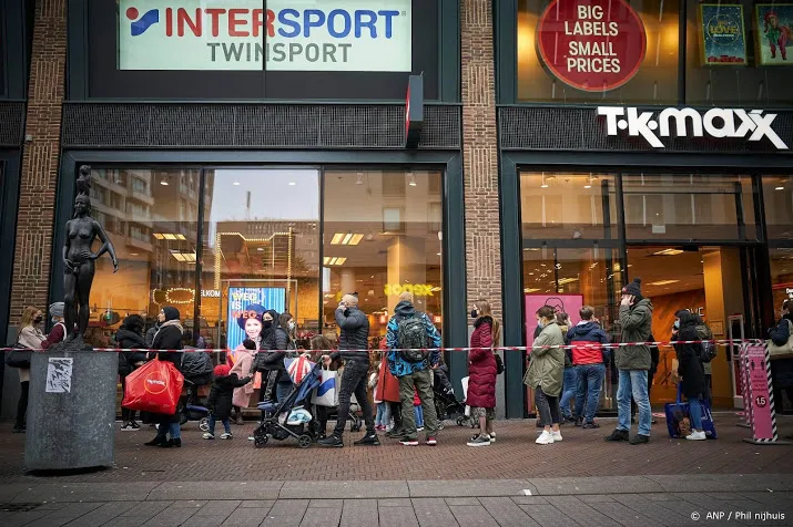 groot deel winkels vrijwel zeker dicht