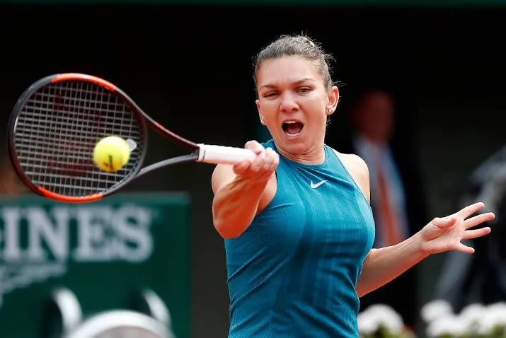 halep voortvarend naar kwartfinales
