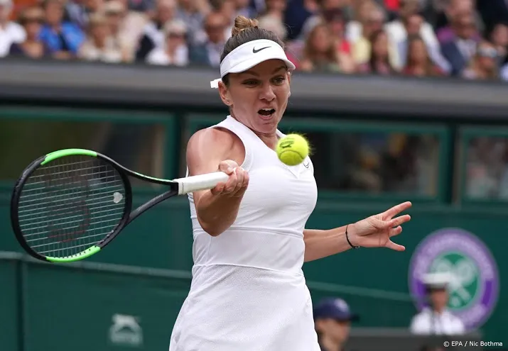 halep wint wimbledon na eenzijdige finale