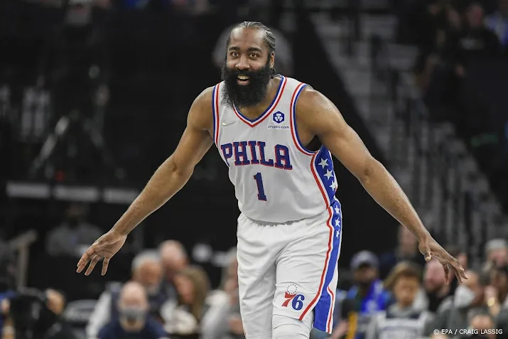 harden brengt sixers naast boston celtics in play offs nba